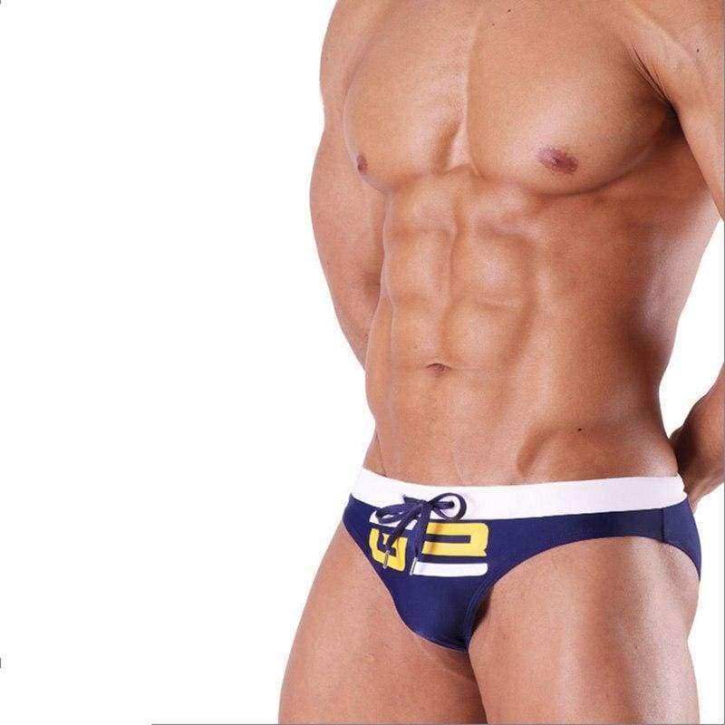 Planet Gates Men's Swimming Briefs Swim Trunks Asian Tight Swimwear Swimsuit Water Repellent gay Man Beach short Surfing Suit Underpants