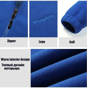 Planet Gates Men's Thicken windbreaker Fleece Jackets 7XL 8XL 9XL Wool Liner Hoody Warm sportswear Hoodies Thermal Coats Sweatshirts For Men