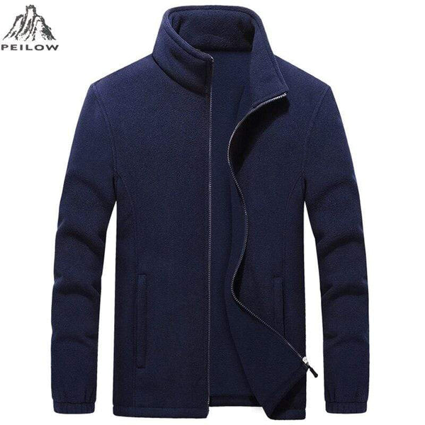 Planet Gates Men's Thicken windbreaker Fleece Jackets 7XL 8XL 9XL Wool Liner Hoody Warm sportswear Hoodies Thermal Coats Sweatshirts For Men