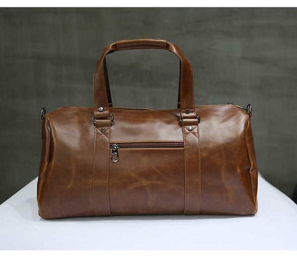 Planet Gates Men's Travel Bags Coffee Bucket Handbags Shoulder Bag large Men Business Luggage Bag