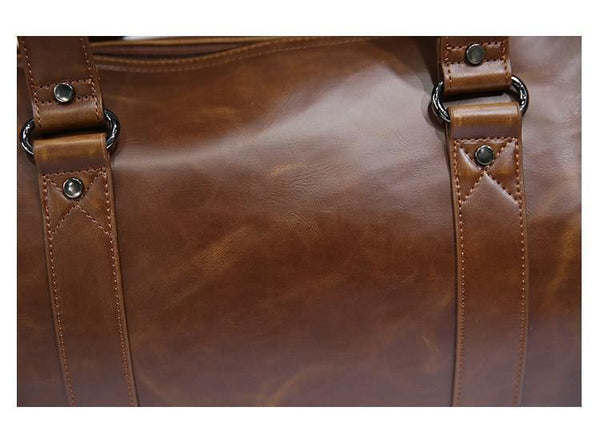 Planet Gates Men's Travel Bags Coffee Bucket Handbags Shoulder Bag large Men Business Luggage Bag