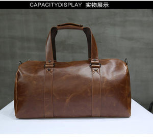 Planet Gates Men's Travel Bags Coffee Bucket Handbags Shoulder Bag large Men Business Luggage Bag