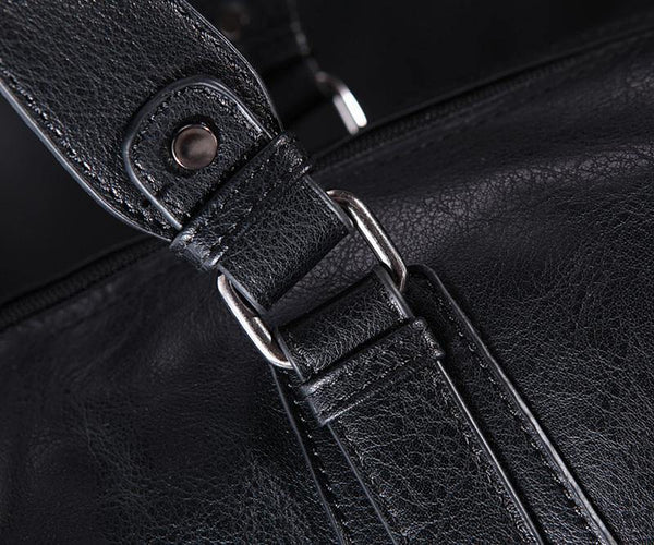 Planet Gates Men's Travel Bags Luggage Waterproof Suitcase Duffel Bag Big Large Capacity Bags Casual High-Capacity PU Leather Handbag