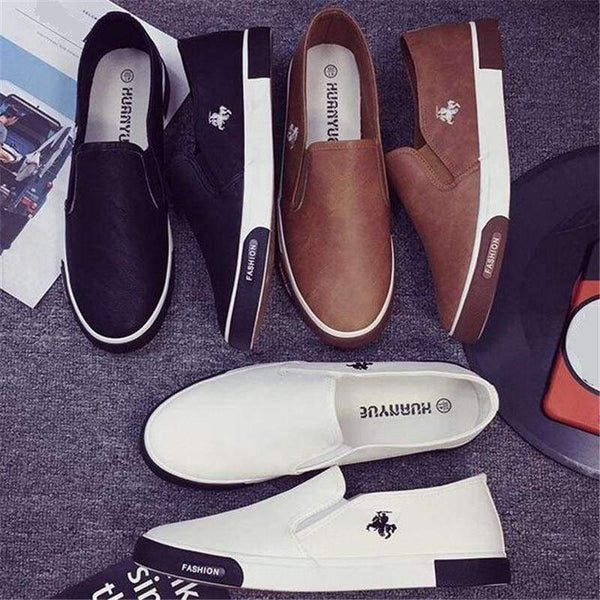Planet Gates Men's Vulcanized Shoes Spring Autumn Comfortable Casual Shoes Mans Canvas Shoes For Men Slip-On Brand Fashion Flat Loafers Shoe