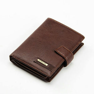 Planet Gates Men's wallet high quality hasp passport purse for male New arrival vintage card holder with coin pocket