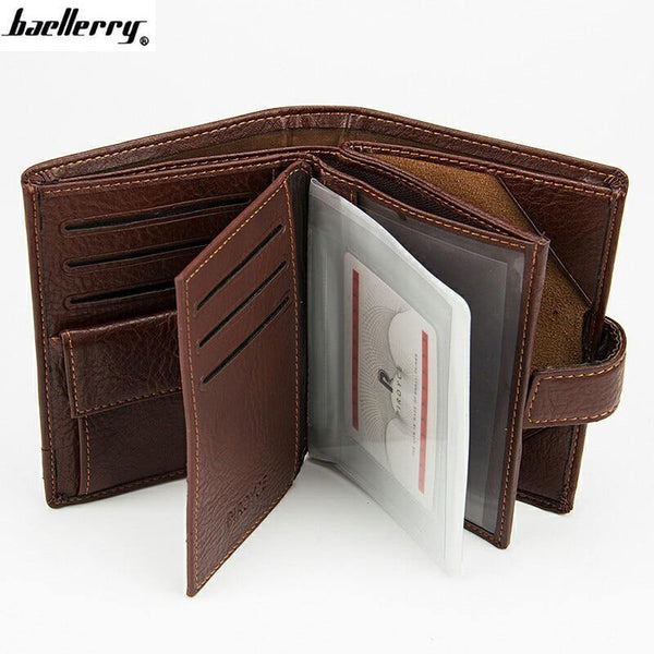 Planet Gates Men's wallet high quality hasp passport purse for male New arrival vintage card holder with coin pocket