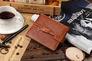 Planet Gates Men's wallet leather quality guarantee card purse for male vintage wallet coin purse
