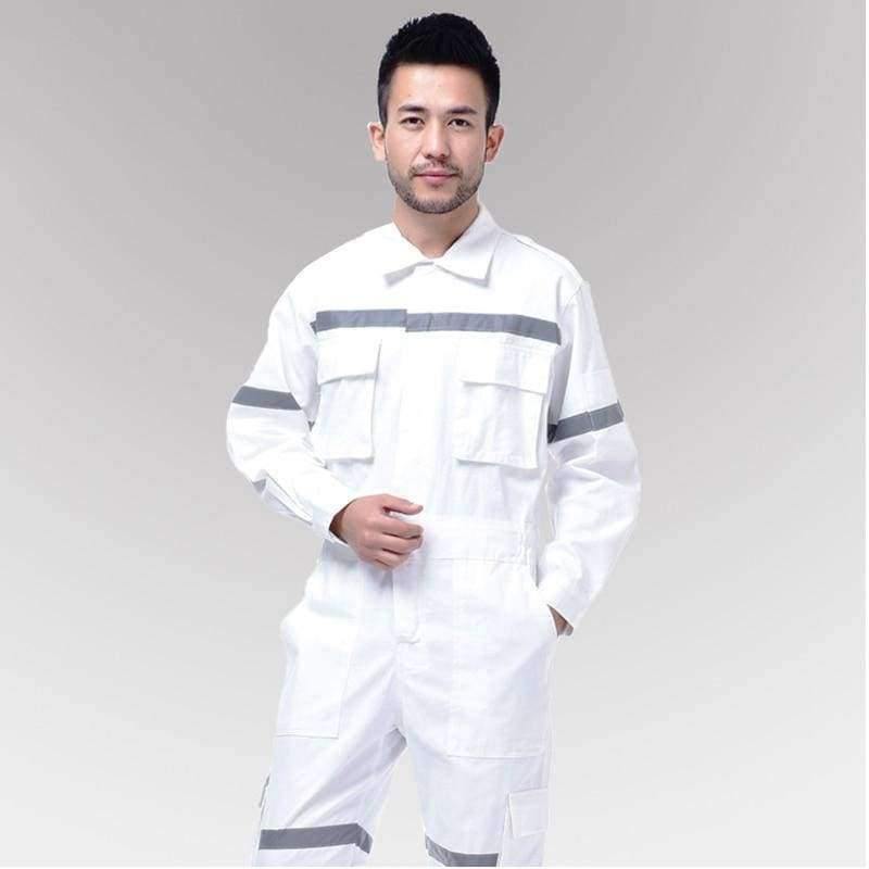 Planet Gates Blue / S Men's Work clothing Reflective Strip Coveralls Working Overalls Windproof Road Safety Uniform Workwear Maritime Clothing
