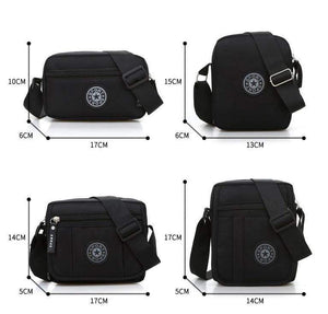 Planet Gates Men Shopping Handbags!All-match Male Solid Small Shoulder&Crossbody bags Versatile Solid Casual Nylon Flap Carrier