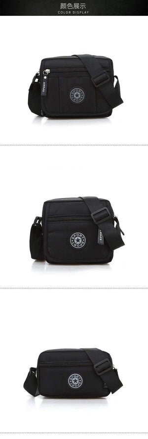 Planet Gates Men Shopping Handbags!All-match Male Solid Small Shoulder&Crossbody bags Versatile Solid Casual Nylon Flap Carrier