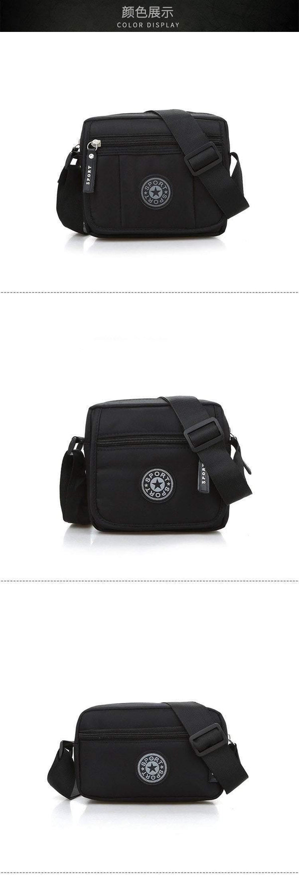 Planet Gates Men Shopping Handbags!All-match Male Solid Small Shoulder&Crossbody bags Versatile Solid Casual Nylon Flap Carrier