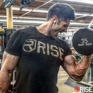 Men Short Sleeve Cotton T-shirt Man Slim Print T Shirt Male Gyms Fitness Bodybuilding Workout Crossfit Brand Tees Tops Clothing