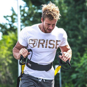 Men Short Sleeve Cotton T-shirt Man Slim Print T Shirt Male Gyms Fitness Bodybuilding Workout Crossfit Brand Tees Tops Clothing