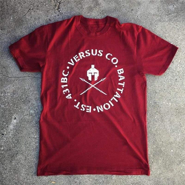 Men Short Sleeve T-shirt Gyms Fitness Bodybuilding Cotton Tops Male Casual Fashion Print Slim Tee Summer Jogger Workout Clothing