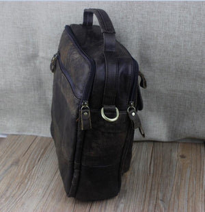 Planet Gates Men Shoulder Bag Men's Genuine Leather Casual Male Crossbody Bags Leather Bag for Men Messenger Leather Men's Bags 8870