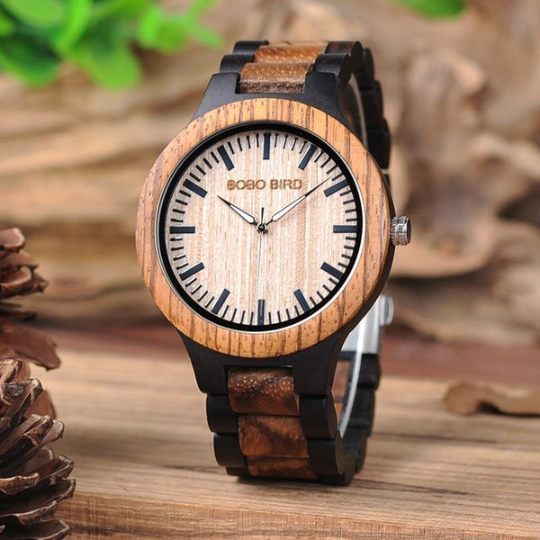 Planet Gates Men Size 42mm / China Wood Watch Men Women Couple Wristwatches Top Brand Design Elegant Wooden Quartz gift cuostom logo saat erkek