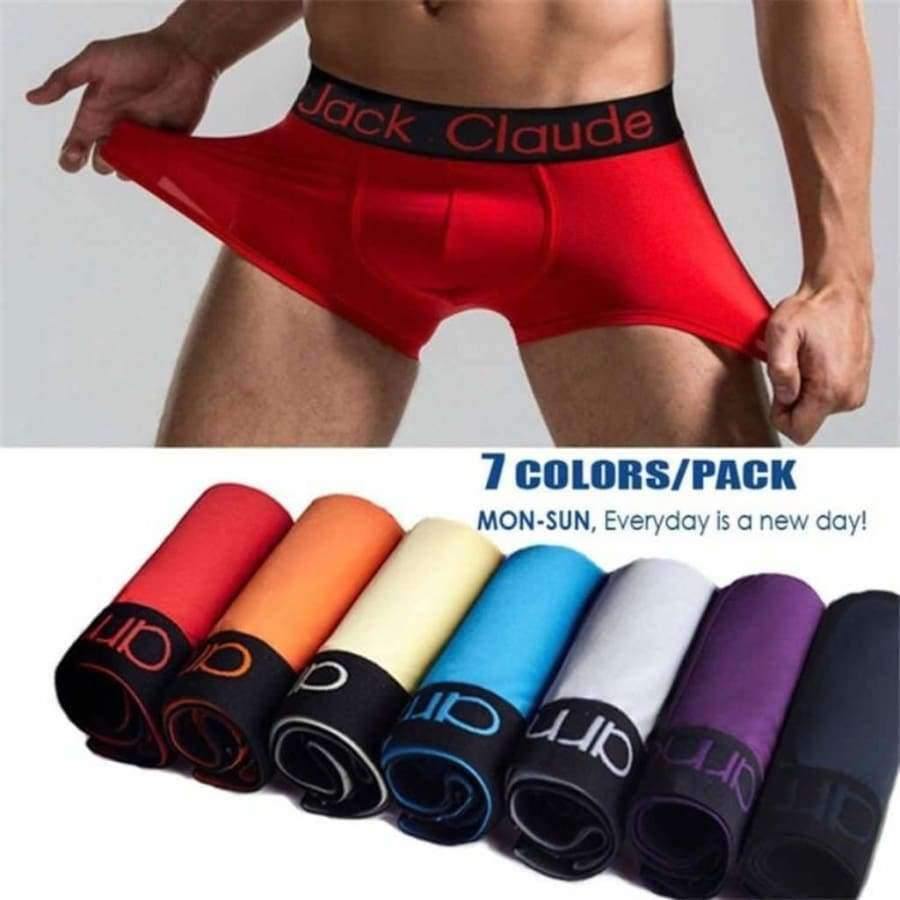 Planet Gates men sleep (7 Colors/Pack) Men's Boxer Briefs Very Comfortable Breathable Cloth Fashion Design