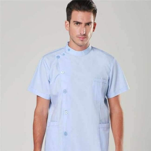 Planet Gates Men Suits 2 / S Women and Men Medical Wear Summer Doctor Sets Scrub Nurse Uniforms Hospital Clothing Lab Workwear Top and Pant Cheap Suits