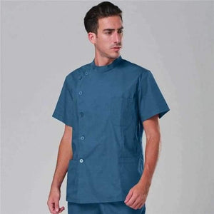 Planet Gates Men Suits 4 / S Women and Men Medical Wear Summer Doctor Sets Scrub Nurse Uniforms Hospital Clothing Lab Workwear Top and Pant Cheap Suits