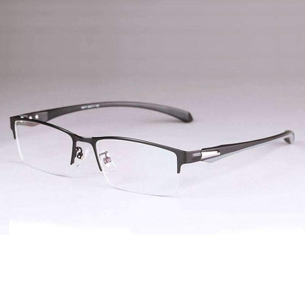 Planet Gates Men Titanium Alloy Eyeglasses Frame for Men Eyewear Flexible Temples Legs IP Electroplating Alloy Material,Full Rim and Half Rim