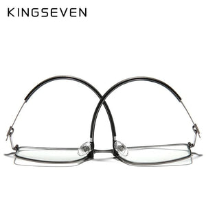 Planet Gates Men Titanium Alloy Glasses Frame Fashion Male Business Style Ultralight  Myopia Prescription Eyeglasses