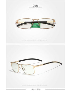 Planet Gates Men Titanium Alloy Glasses Frame Fashion Male Business Style Ultralight  Myopia Prescription Eyeglasses