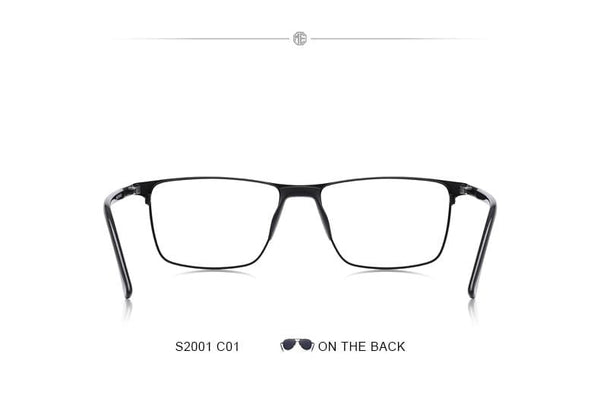 Planet Gates Men Titanium Alloy Glasses Frame Fashion Male Square Ultralight Eye Myopia Prescription Eyeglasses S2001