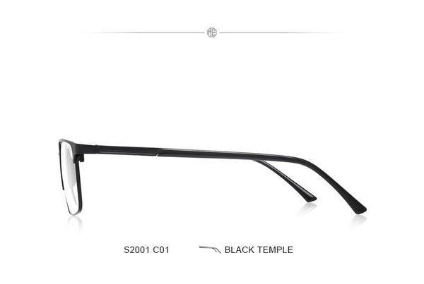 Planet Gates Men Titanium Alloy Glasses Frame Fashion Male Square Ultralight Eye Myopia Prescription Eyeglasses S2001