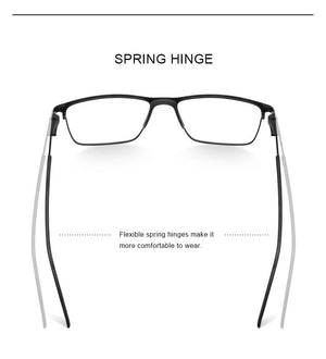 Planet Gates Men Titanium Alloy Glasses Frame Fashion Male Square Ultralight Eye Myopia Prescription Eyeglasses S2001