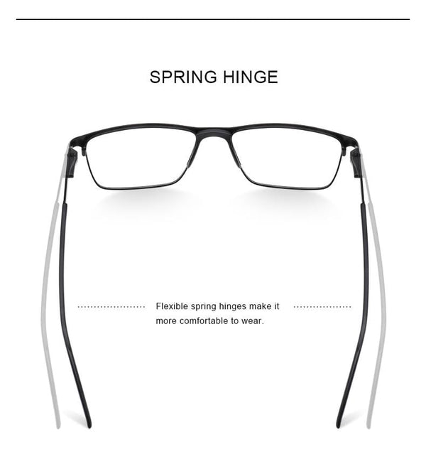 Planet Gates Men Titanium Alloy Glasses Frame Fashion Male Square Ultralight Eye Myopia Prescription Eyeglasses S2001