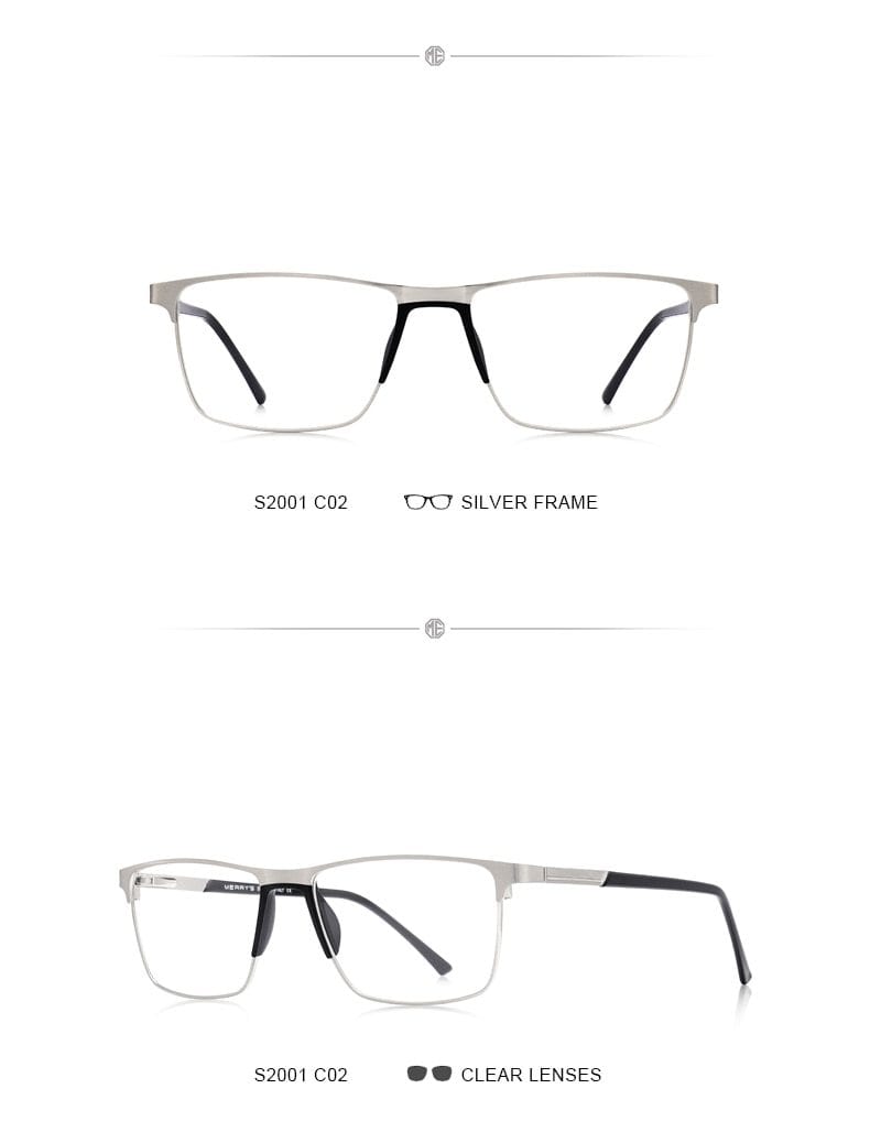 Planet Gates Men Titanium Alloy Glasses Frame Fashion Male Square Ultralight Eye Myopia Prescription Eyeglasses S2001