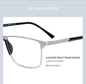 Planet Gates Men Titanium Alloy Glasses Frame Fashion Male Square Ultralight Eye Myopia Prescription Eyeglasses S2001