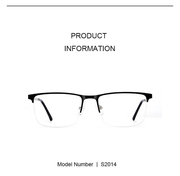 Planet Gates Men Titanium Glasses Frame Ultralight Square Eye Myopia Prescription Eyeglasses Male Half Optical Frame S2014