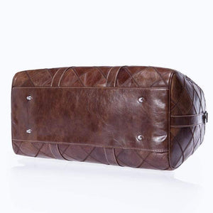 Planet Gates Men Travel Bag for Luggage Men Genuine Leather Duffle Bag Suitcase Carry on Luggage Bags Big Weekend Bags Travel 8883