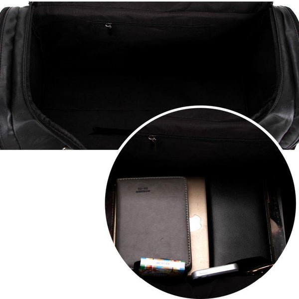 Planet Gates Men Travel Bag Perfect Quality Man Leather Travel Bags England Style Mens Travel Handbags