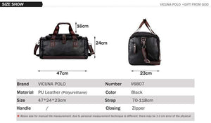 Planet Gates Men Travel Bag Perfect Quality Man Leather Travel Bags England Style Mens Travel Handbags