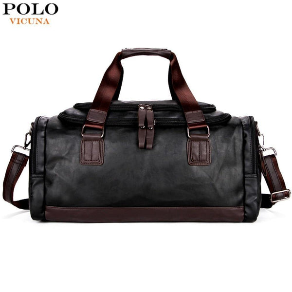 Planet Gates Men Travel Bag Perfect Quality Man Leather Travel Bags England Style Mens Travel Handbags