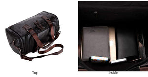 Planet Gates Men Travel Bag Perfect Quality Man Leather Travel Bags England Style Mens Travel Handbags