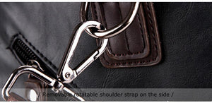 Planet Gates Men Travel Bag Perfect Quality Man Leather Travel Bags England Style Mens Travel Handbags