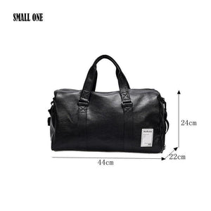Planet Gates Men Travel Duffle Bags Waterproof Leather Handbags Shoulder Bag For Women Large Capacity Weekend Bag OH301