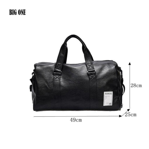 Planet Gates Men Travel Duffle Bags Waterproof Leather Handbags Shoulder Bag For Women Large Capacity Weekend Bag OH301