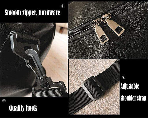 Planet Gates Men Travel Duffle Bags Waterproof Leather Handbags Shoulder Bag For Women Large Capacity Weekend Bag OH301