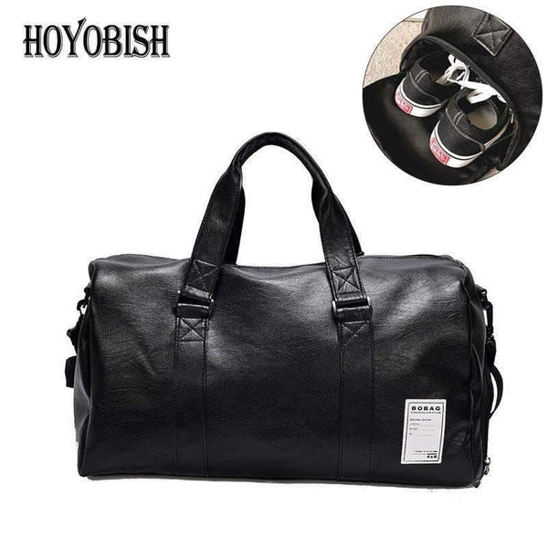 Planet Gates Men Travel Duffle Bags Waterproof Leather Handbags Shoulder Bag For Women Large Capacity Weekend Bag OH301