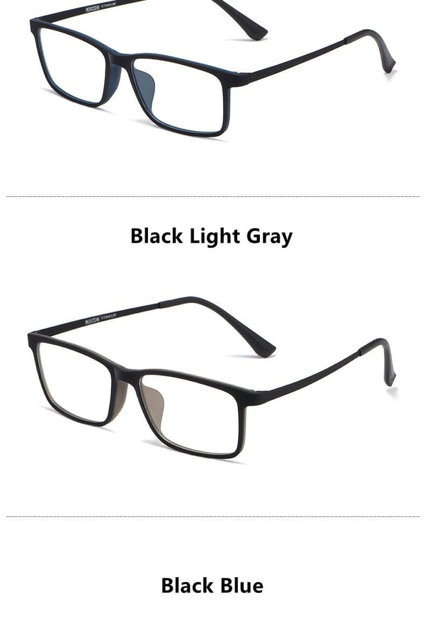 Planet Gates Men Ultralight Full Frame Plastic Titanium Myopia Glasses Frame Super Elastic Temples Fashion Prescription Glasses Frame HR8085
