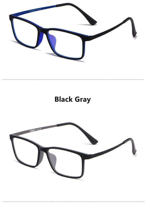 Planet Gates Men Ultralight Full Frame Plastic Titanium Myopia Glasses Frame Super Elastic Temples Fashion Prescription Glasses Frame HR8085