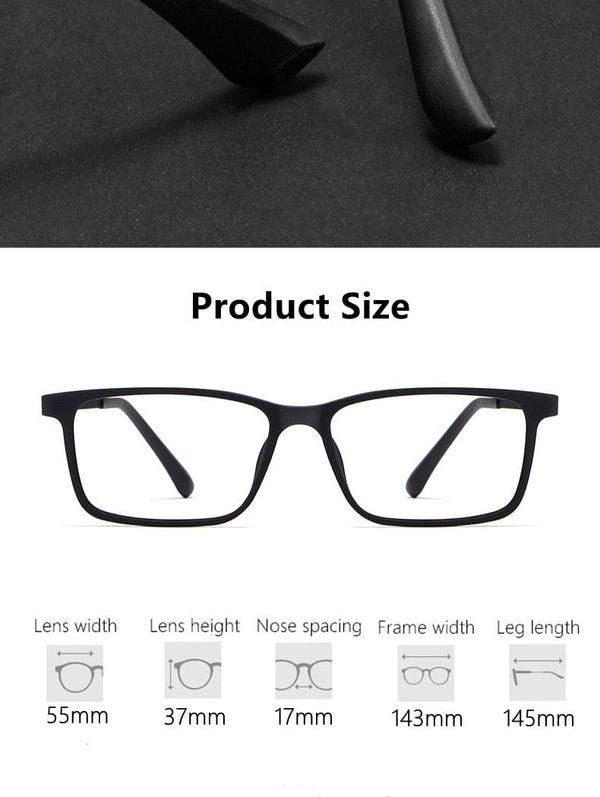 Planet Gates Men Ultralight Full Frame Plastic Titanium Myopia Glasses Frame Super Elastic Temples Fashion Prescription Glasses Frame HR8085