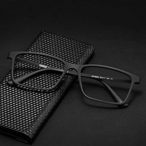 Planet Gates Men Ultralight Full Frame Plastic Titanium Myopia Glasses Frame Super Elastic Temples Fashion Prescription Glasses Frame HR8085