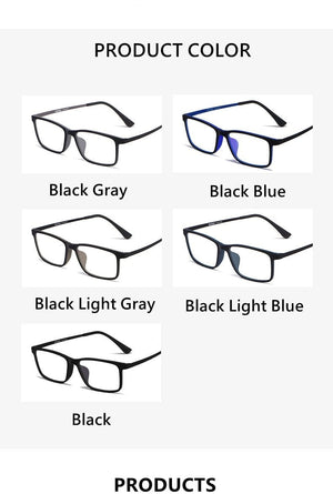 Planet Gates Men Ultralight Full Frame Plastic Titanium Myopia Glasses Frame Super Elastic Temples Fashion Prescription Glasses Frame HR8085