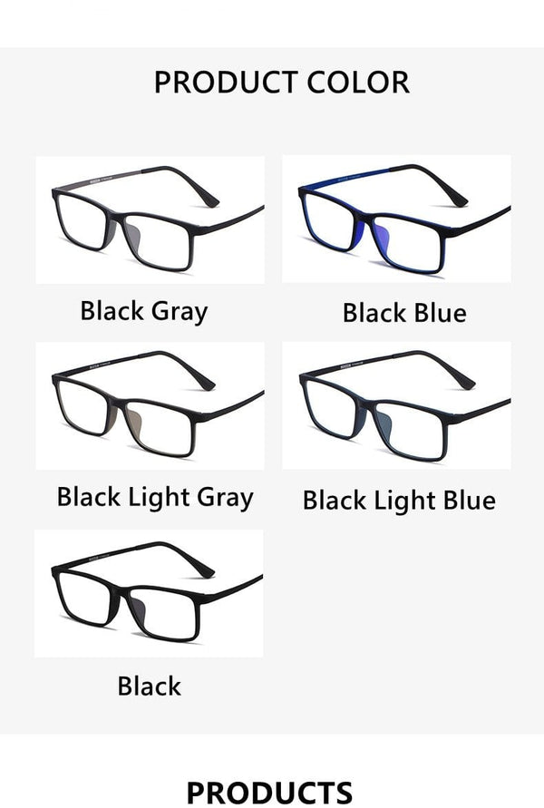 Planet Gates Men Ultralight Full Frame Plastic Titanium Myopia Glasses Frame Super Elastic Temples Fashion Prescription Glasses Frame HR8085