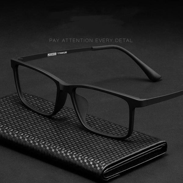 Planet Gates Men Ultralight Full Frame Plastic Titanium Myopia Glasses Frame Super Elastic Temples Fashion Prescription Glasses Frame HR8085